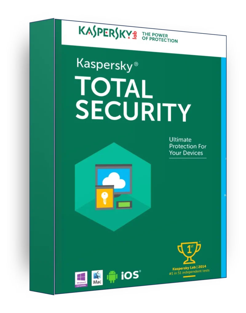 Kaspersky Total Security  Antivirus Termékkulcs Aktiválás 1 év / 1 db